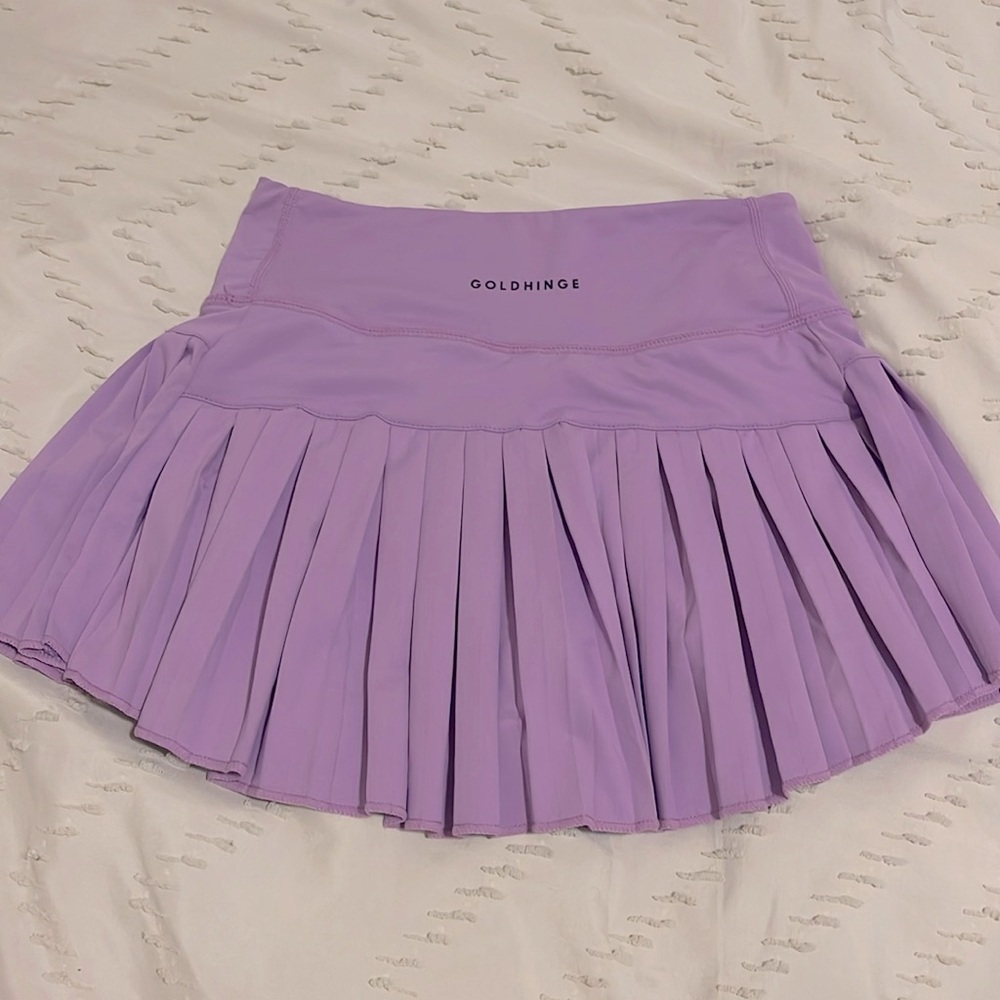 Gold Hinge Tennis Skirt